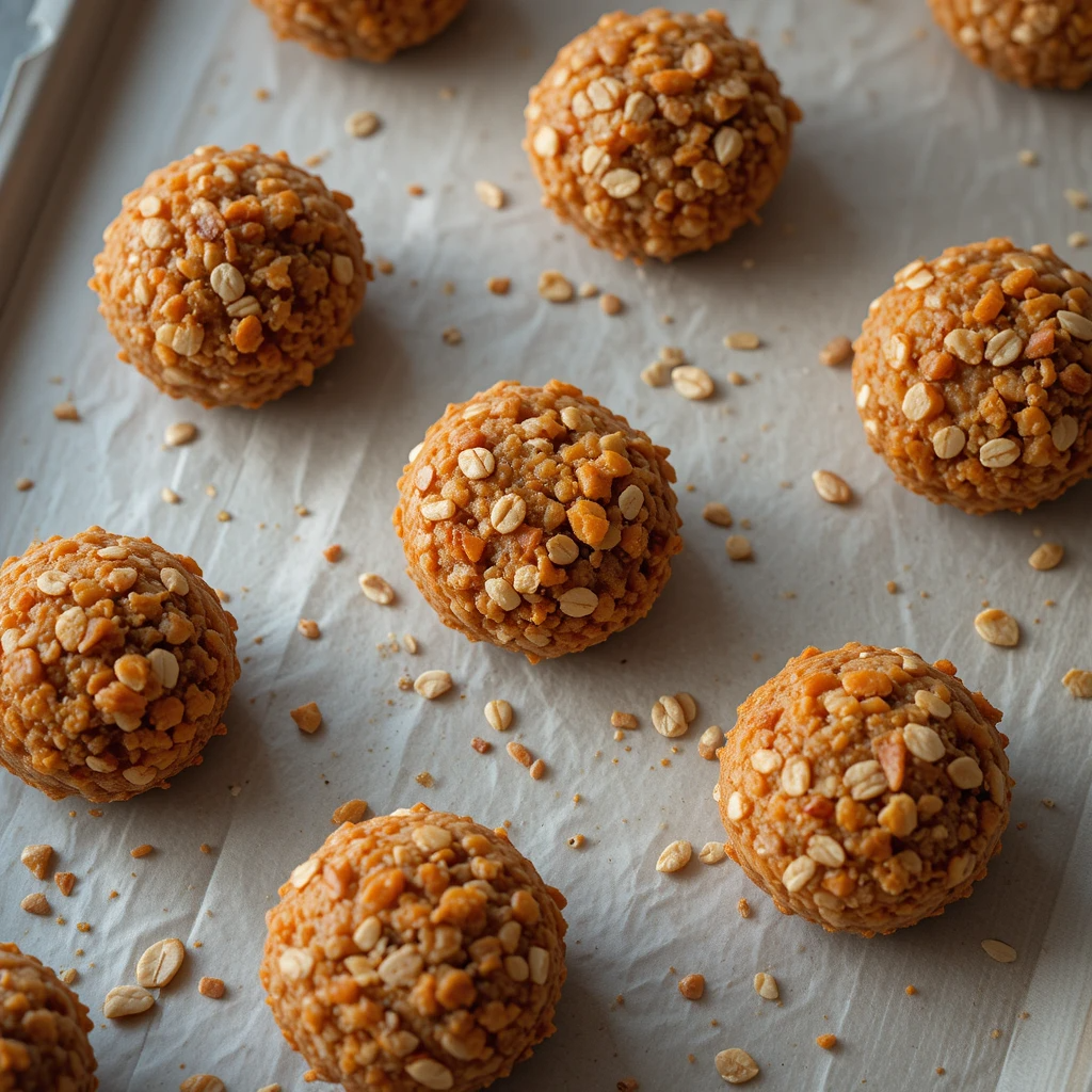 Baked Carrot and Oat Bites